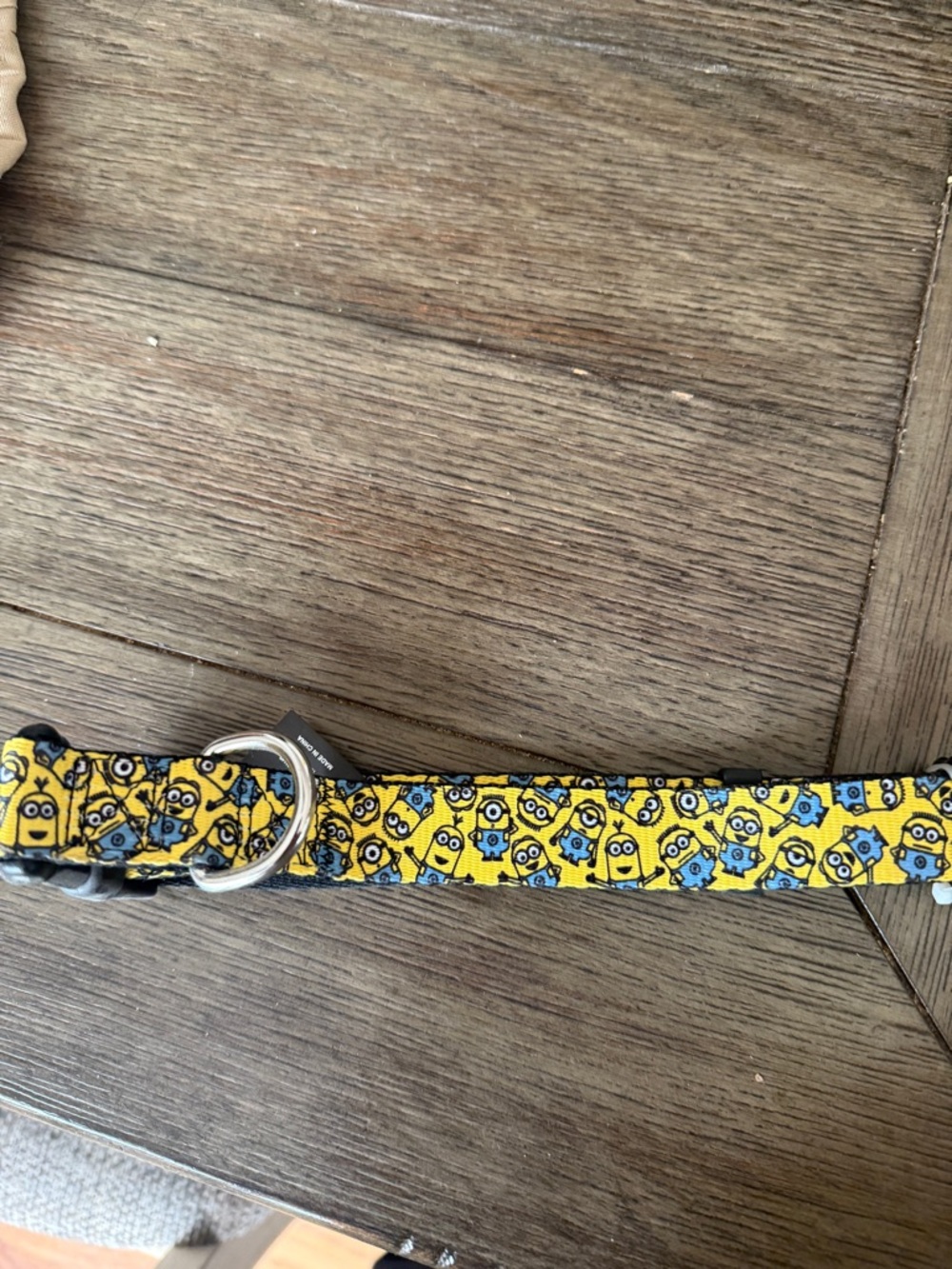 Yellow Minions Pattern Dog Collar - Unbranded